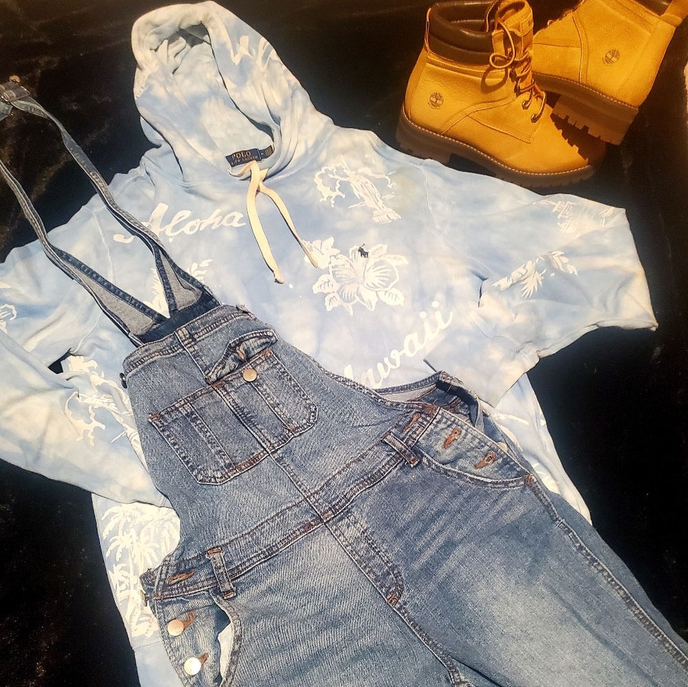 Polo Ralph Lauren Sweater Hoodie(Sky Blue)